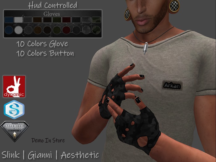 .::Arkan::. Gloves Bento Slink/Gianni/Aesthetic
