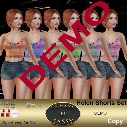 (CNS)  Helen Shorts Set DEMO