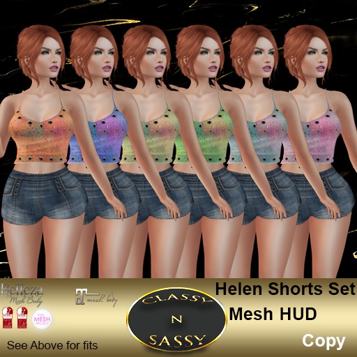 (CNS)  Helen Shorts Set