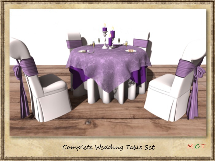 ::unmisTakAble:: Complete Wedding Table/Lavender Lace