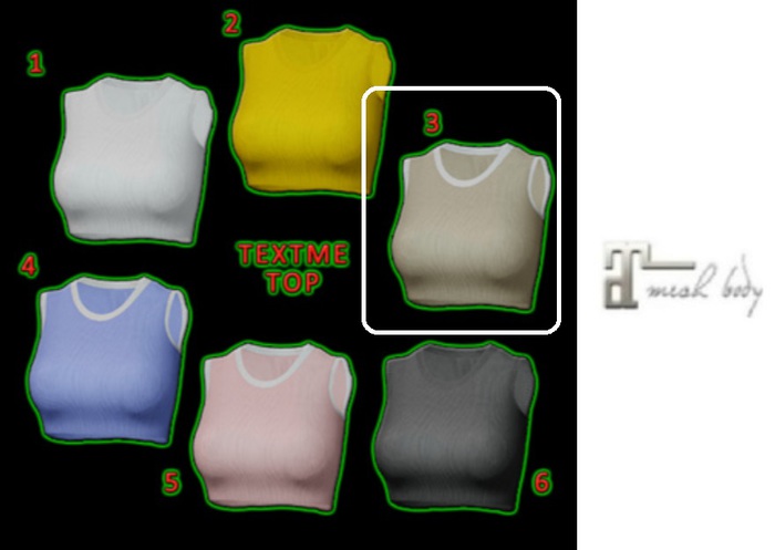 DAMI TEXT ME GACHA TOP *3 maitreya