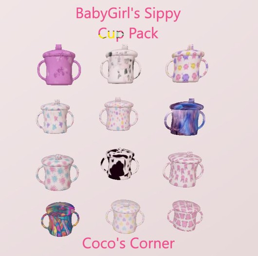 BabyGirl's Sippy Cup Gatcha- Kitty Kitty Sippy Cup