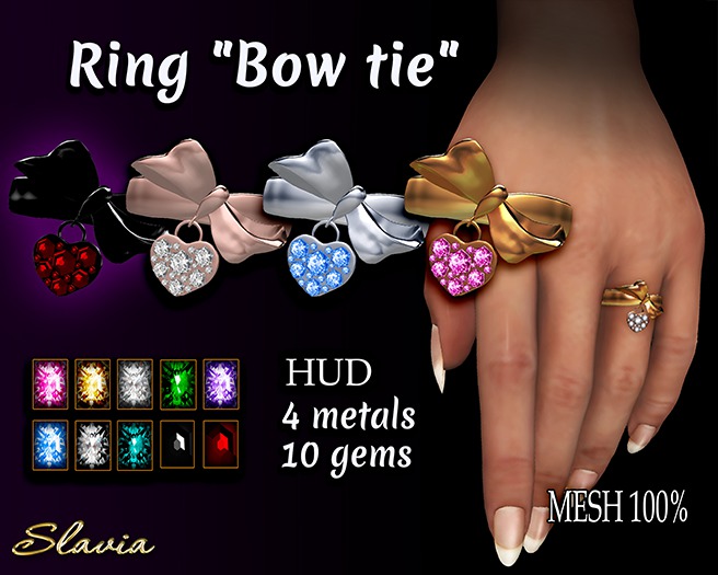 Slavia Ring "Bow tie"