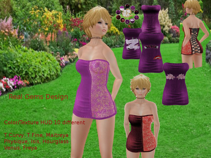 [RG] Open Back Dress Fat Pack Picture