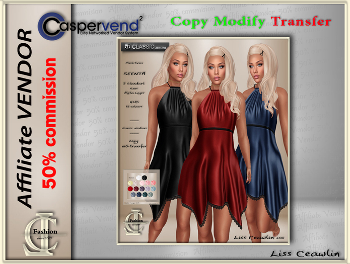 LC Affiliate Vendors [classic] - Seenta Dress