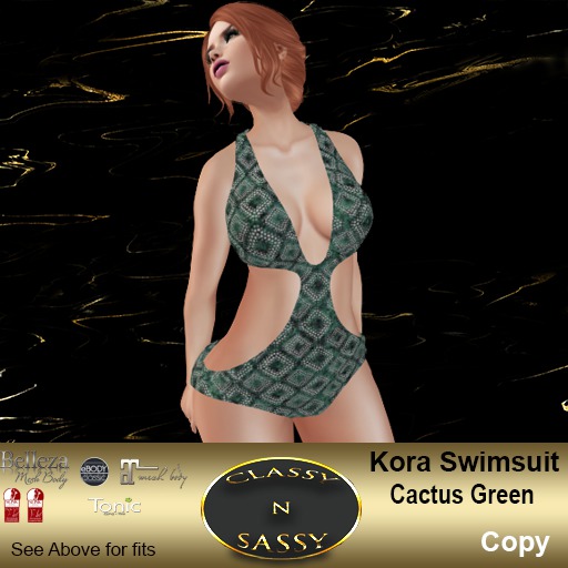 (CNS) Kora Swimsuit Cactus Green