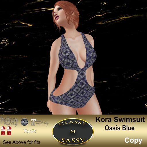 (CNS) Kora Swimsuit Oasis Blue