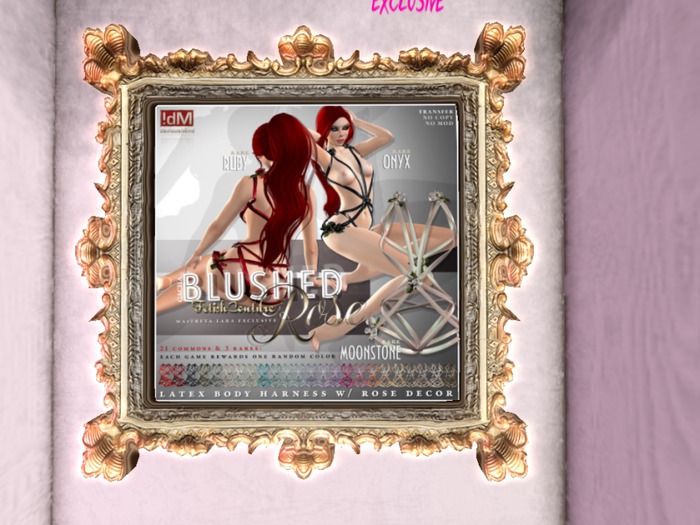 !dM BlushedRose **ONYX** (BOX #23 LARA) RARE