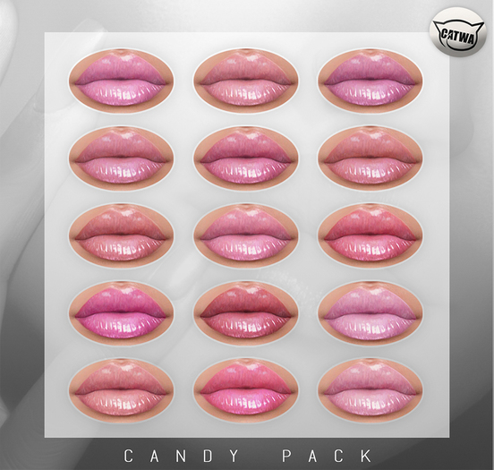 LUXREBEL - LIPGLOSS COLLECTION #1 (CATWA) CANDY PACK
