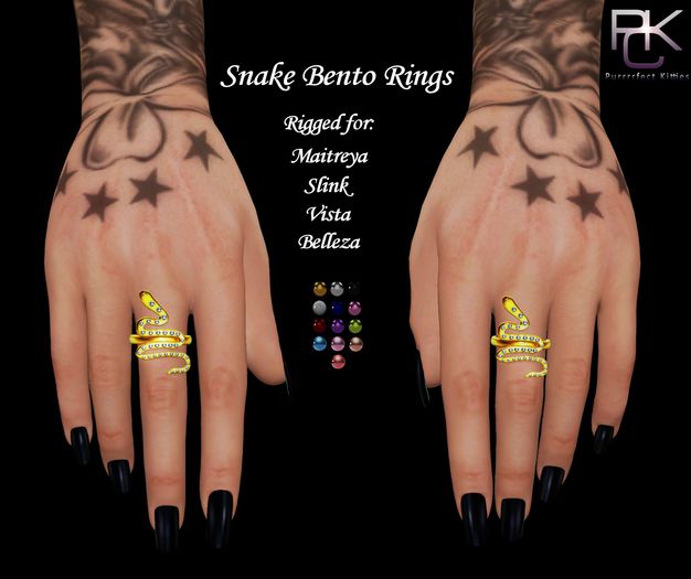 *PKC* Snakes Bento Rings