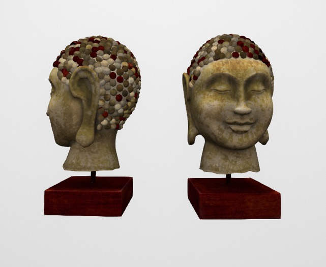 Buddha Head display