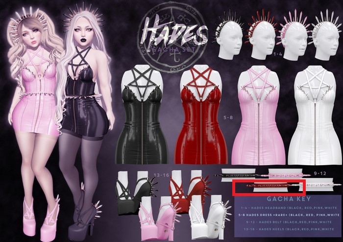 Violent Seduction - Hades Belt (Red)