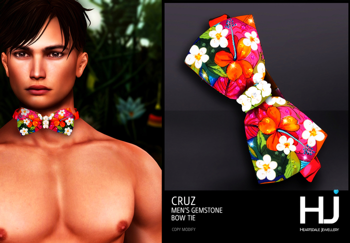 [HJ] Cruz Gemstone Bow Tie