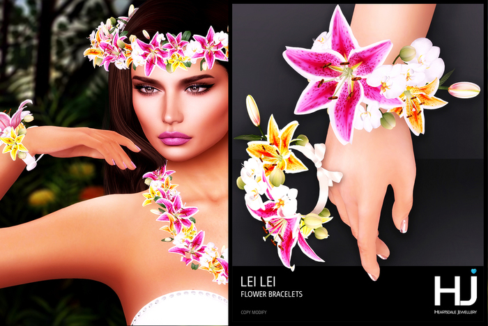 [HJ] Lei Lei Flower Bracelets