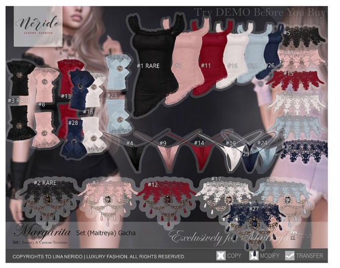 #13~Nerido~ Margarita Mittens (Maitreya)-Punch