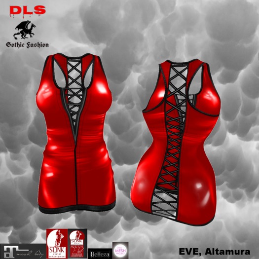 Second Life Marketplace - Naughty latex dress red