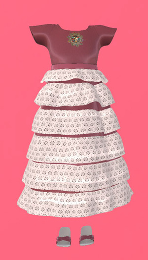 Lexxie ToddleeDoo Baby Dress Red