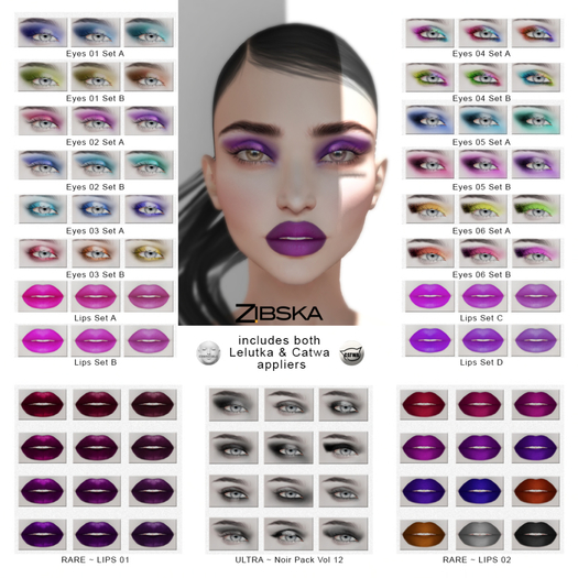 Zibska Dec2017 Gacha ~ Lips Set C*