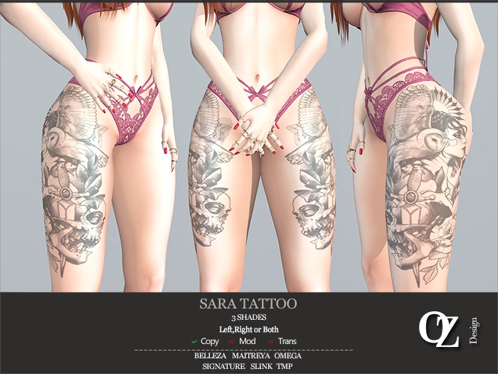 Oz Design : Sara Tattoo