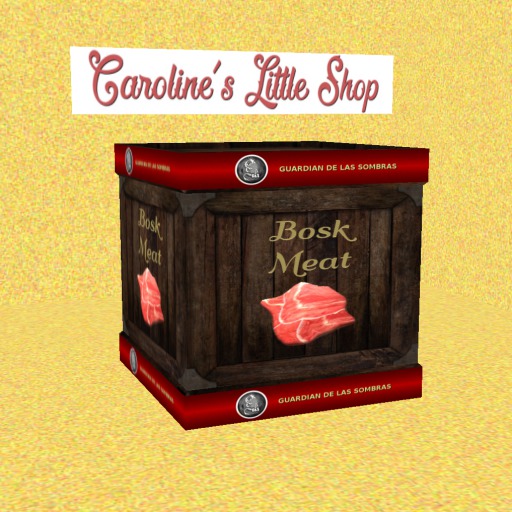 G&S Crate Bosk Meat Raw, Storage & Vendor Crate