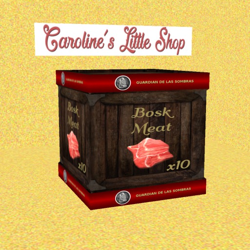 G&S Crate Bosk Meat Raw x10, Storage & Vendor Crate 