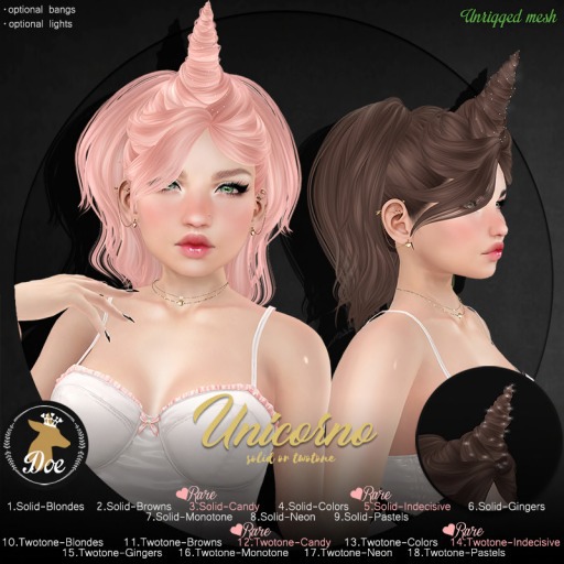 8.Doe: Unicorno (solid) - Neon