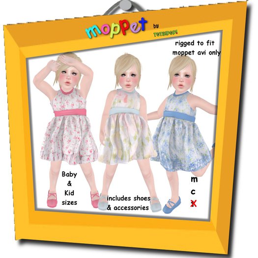 Moppet Muted Dress Set