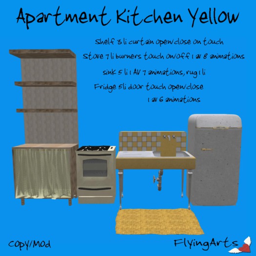 !FA! Apartment Kitchen Gold