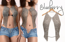 Blueberry - Helena Coin Tops - Metal9