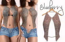 Blueberry - Helena Coin Tops - Metal26