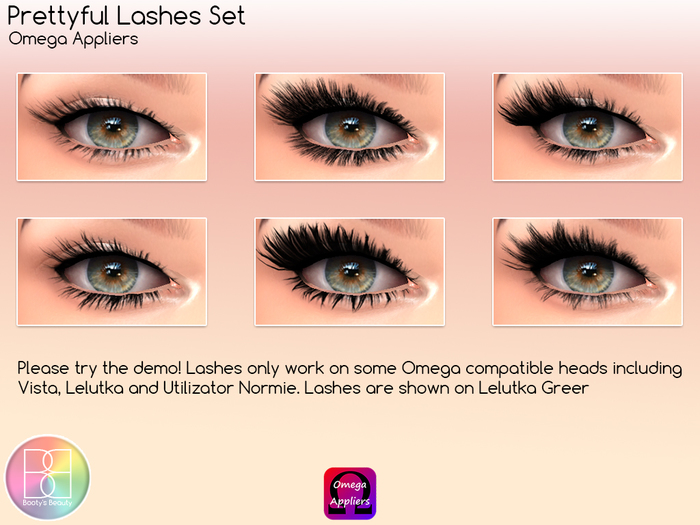*Booty's Beauty* Omega Lashes Set ~ Prettyful