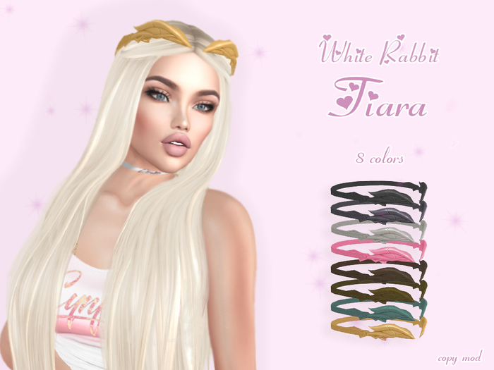 White Rabbit - Tiara - 8 colors