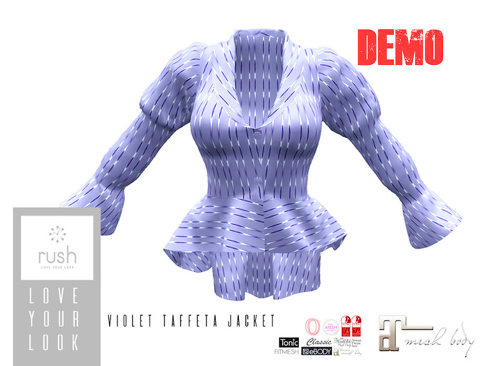 Rush VIOLET TAFFETA Jacket Pack DEMO