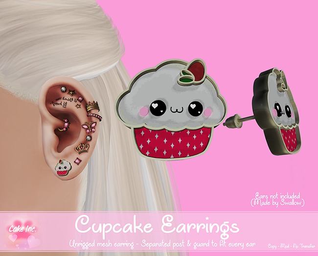 Cake Inc.: Cupcake Earrings