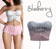 Blueberry - Vicky - Ruffle Top - Ombre