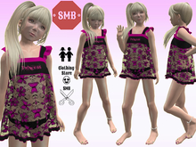 SMB Design Lace Butterfly Dress and Panties