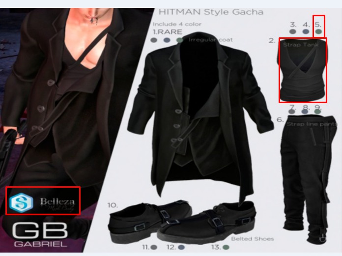 5.::GB:: Strap Tank */ Dark olive