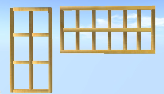 Two Decorating-Frame Walls