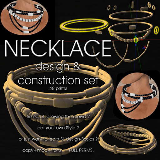 Full Perm Necklace  Design & Construction kit 01 XSL