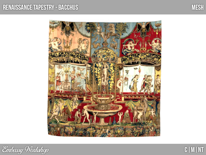 EW - Renaissance Tapestry - Bacchus