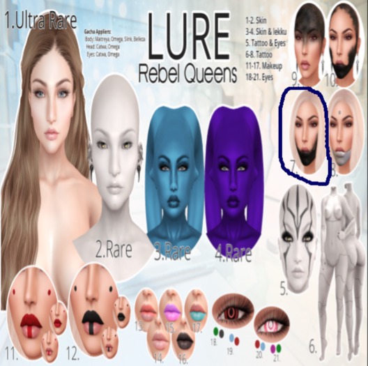 #7 LURE: Queen's markings (corruption)