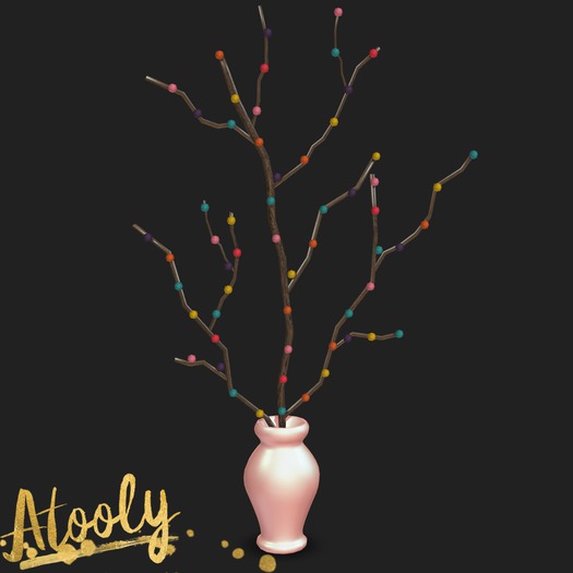 [atooly.home] llaya tree .pink.