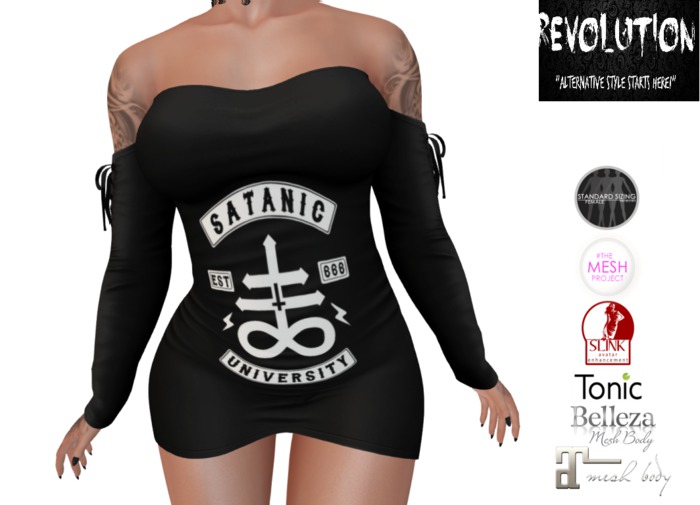 REVOLUTION - Poe Dress (Satanic University) - ADD ME