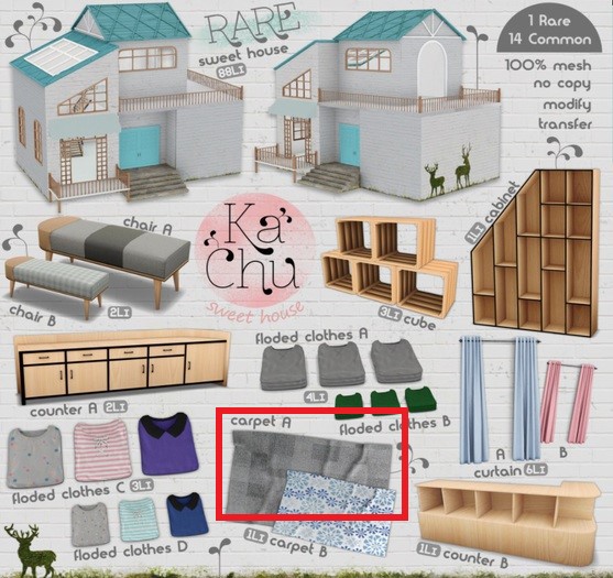 KaChu~* _sweet house_carpetA