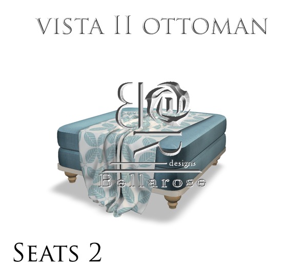 Second Life Marketplace - [BR] Vista Ottoman Animated for 2