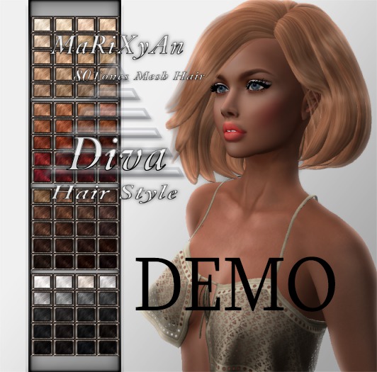 [MaRiXyAn]Hair mesh***Cleo***DEMO