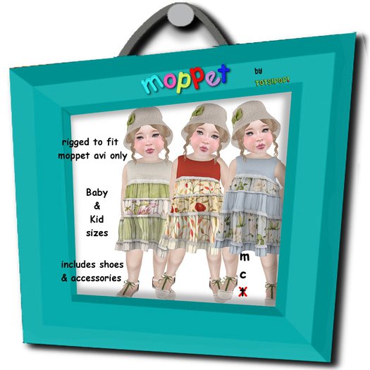 Moppet French Layered Dress Set