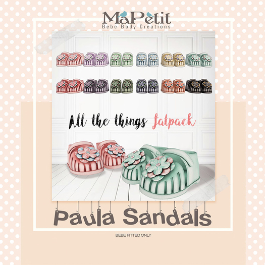 [M] Paula Sandals - Fatpack - WEAR to unpack