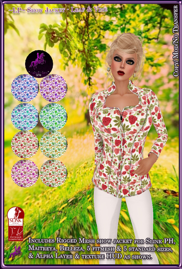 ~LP~ Show Jacket [BOXED] Leaf & Vine