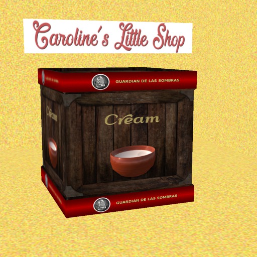 G&S Crate Cream, Storage & Vendor Crate